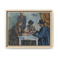 Cézanne, Paul - The Card Players (1892) - Matte Canvas, Framed
