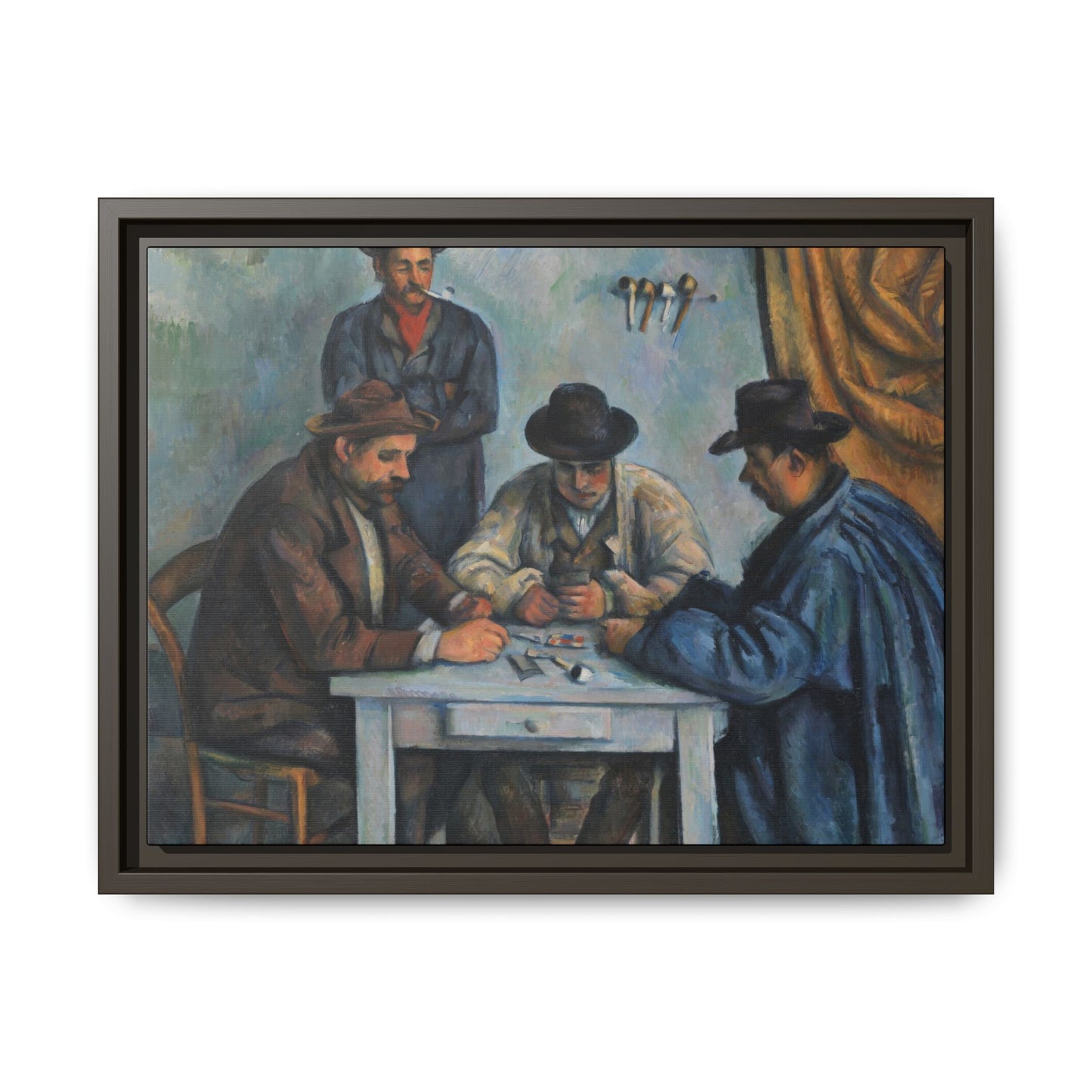 Cézanne, Paul - The Card Players (1892) - Matte Canvas, Framed