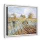 Pissarro, Camille - Hoarfrost (1873) - Matte Canvas, Framed