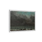 Courbet, Gustave - The Sea (1865) - Matte Canvas, Framed