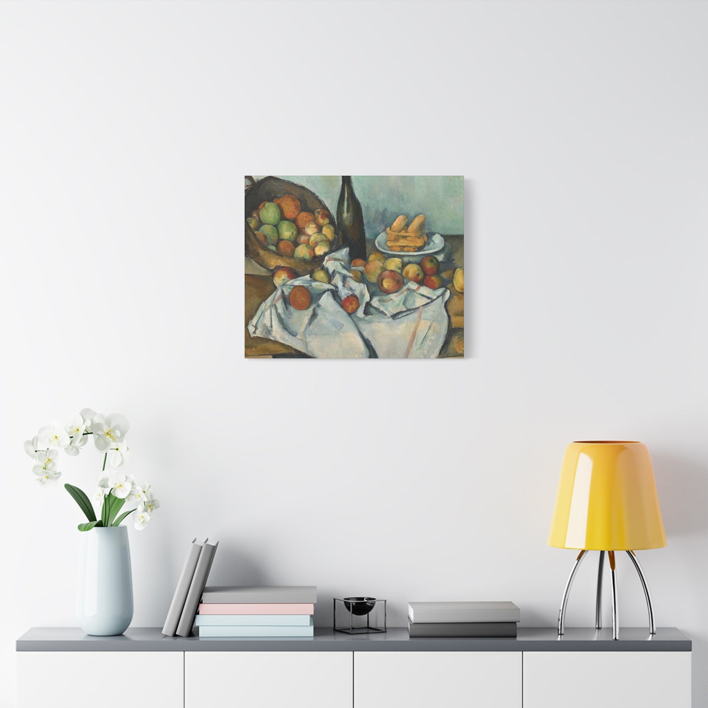 Cézanne, Paul - Basket of Apples (1893) - Canvas Block, unframed