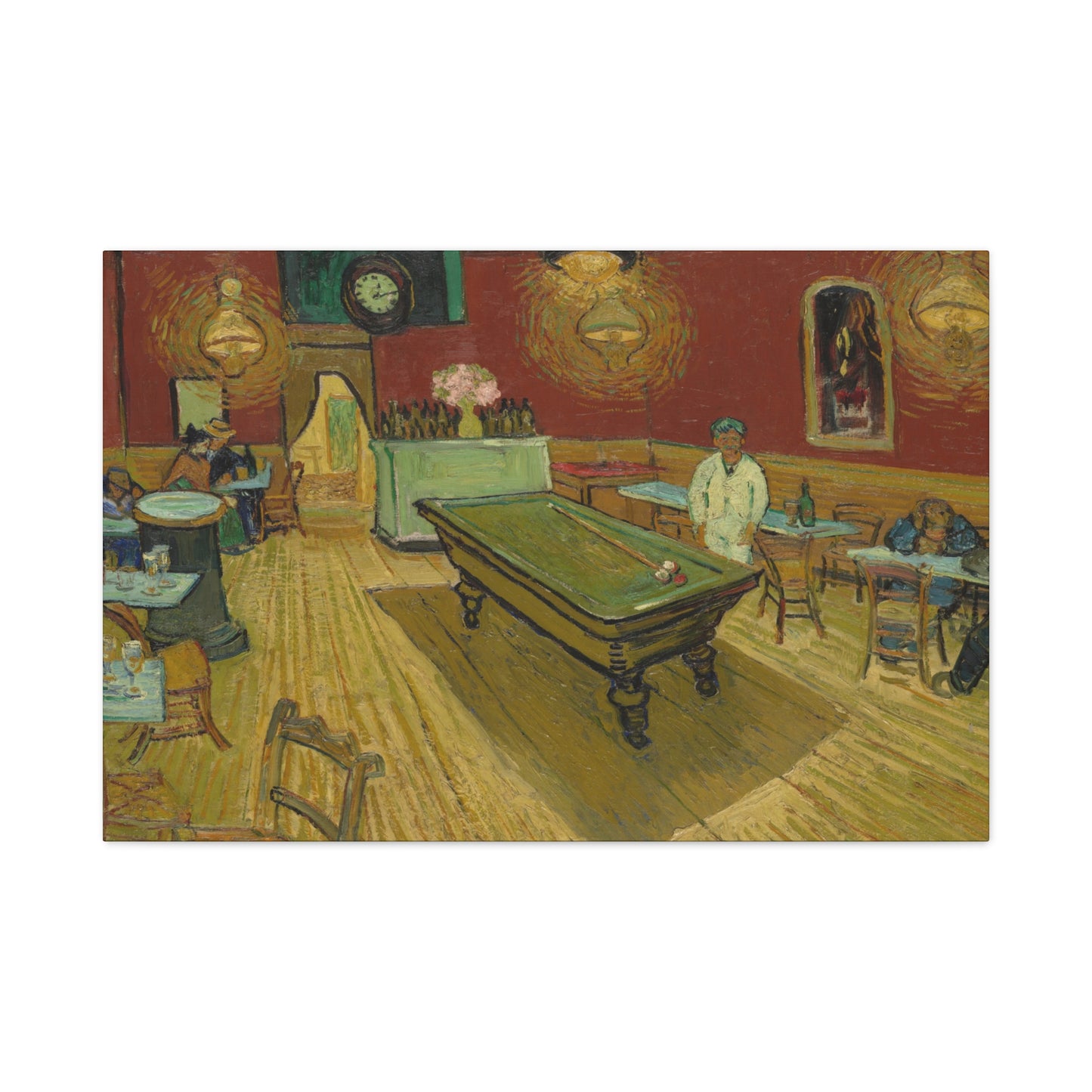 Van Gogh, Vincent - The Night Cafe (1888) - Canvas Block, unframed