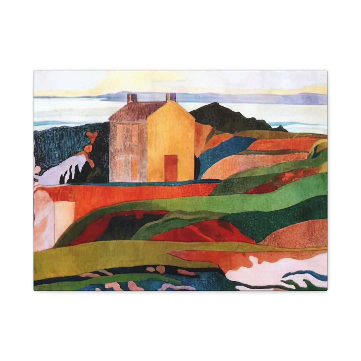 Filiger, Charles - The Hangman’s House (1891) - Canvas Block, unframed