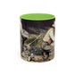 Courbet, Gustave - The Stone Breakers (1850) - Colorful Accent Mugs