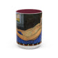 Filiger, Charles - The Recumbent Christ (1895) - Colorful Accent Mugs