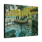 Monet, Claude - La Grenouillere (1869) - Canvas Block, unframed