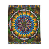 Pacio, Adam - Emerald Arrows Mandal - Velveteen Plush Blanket