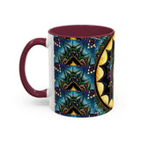 Obsidian Grandmothers Mandala - Colorful Accent Mugs