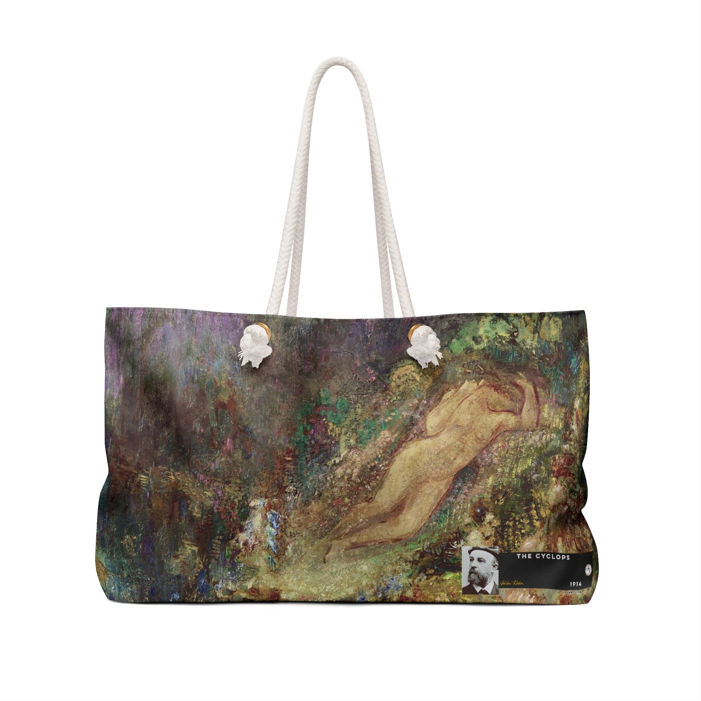 Redon, Odilon - The Cyclops (1914) - Weekender Bag