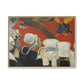 Gauguin, Paul - Vision of the Sermon (Jacob Wrestling with the Angel) (1888) - Matte Canvas, Framed