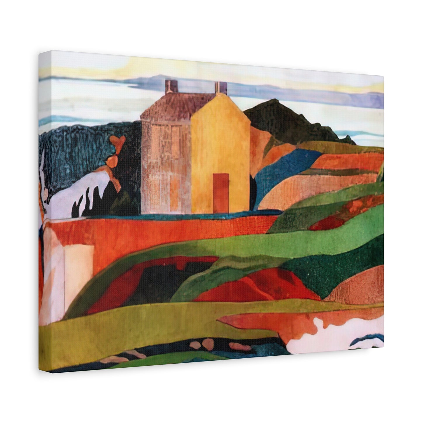 Filiger, Charles - The Hangman’s House (1891) - Canvas Block, unframed