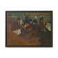 Toulouse-Lautrec, Henri - At the Moulin Rouge (1892) - Matte Canvas, Framed