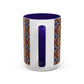 Pacio, Adam - Solar Disc Mandala - Colorful Accent Mugs