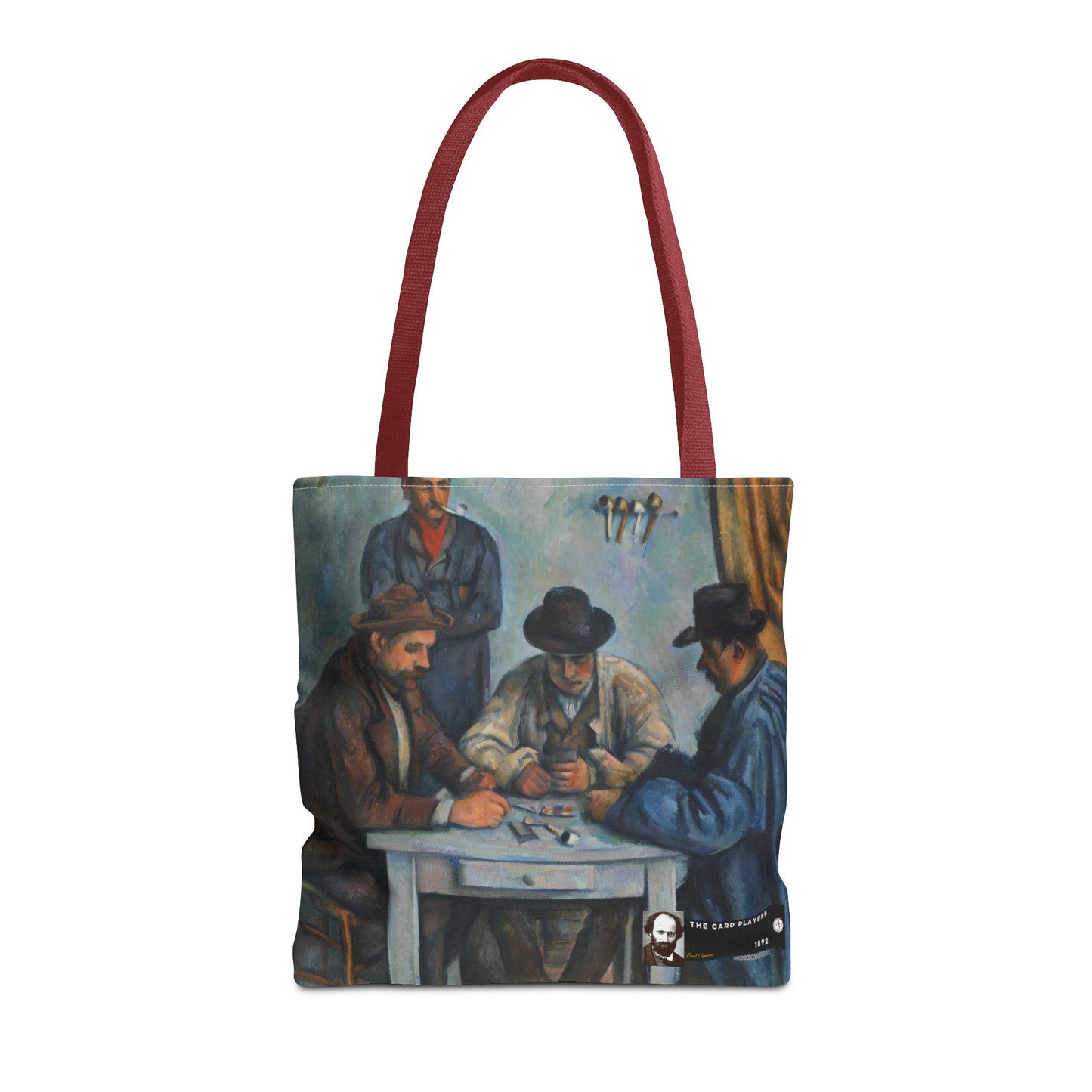 Cézanne, Paul - The Card Players (1892) - Tote Bag