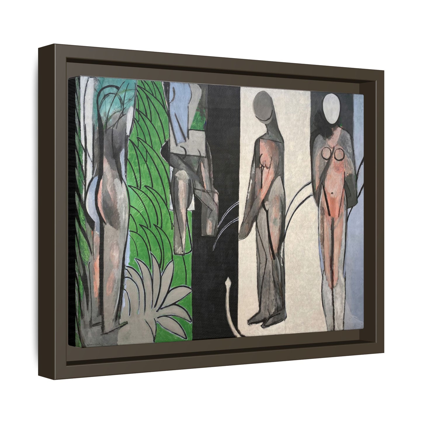 Matisse, Henri - Bathers by a River (1917) - Matte Canvas, Framed