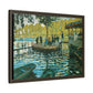 Monet, Claude - La Grenouillere (1869) - Matte Canvas, Framed