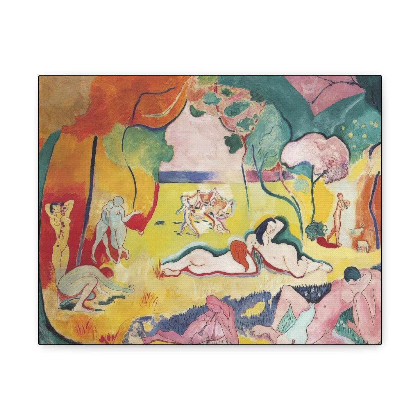 Matisse, Henri - The Joy of Life (1905) - Canvas Block, unframed