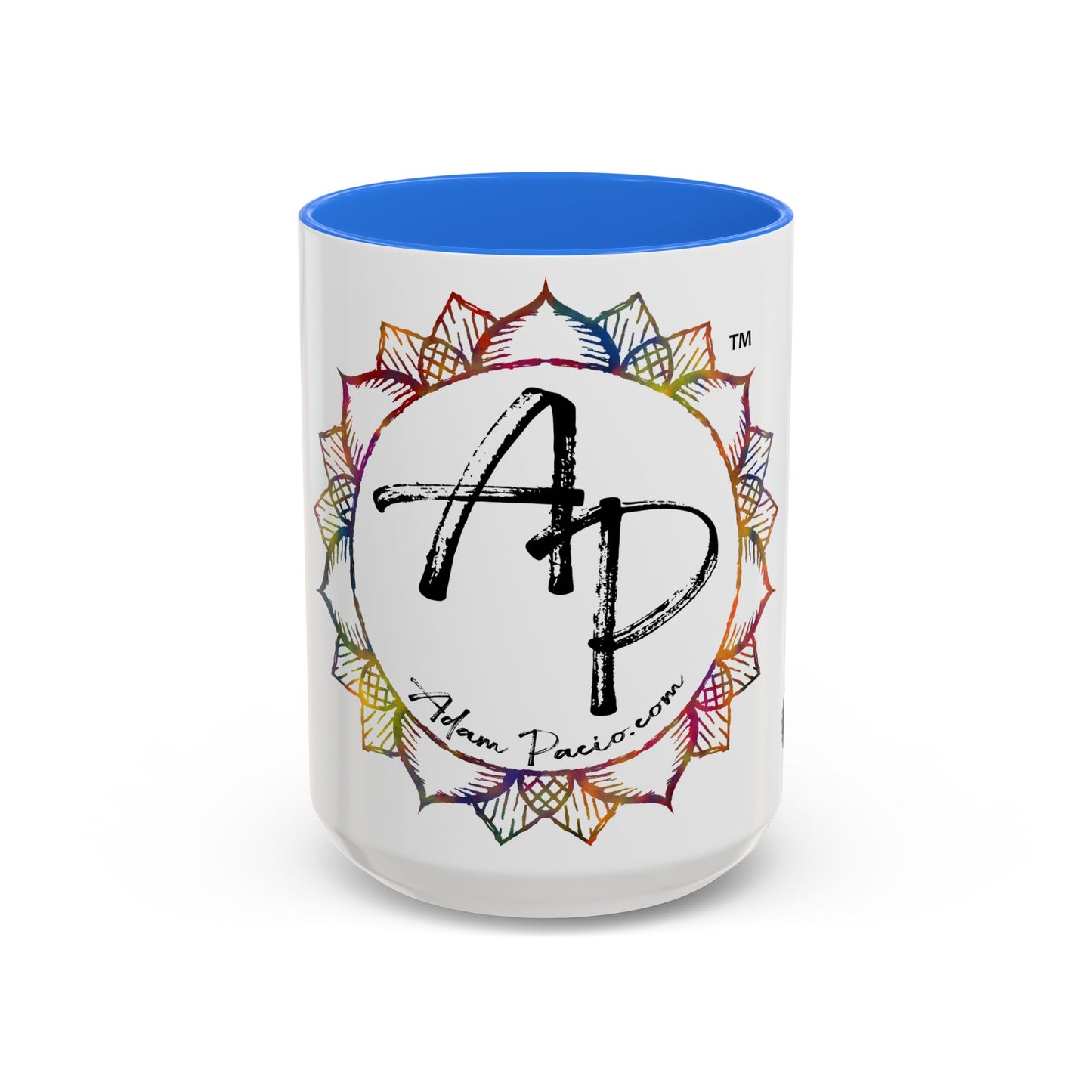 AdamPacio.com - White Logo - Colorful Accent Mugs