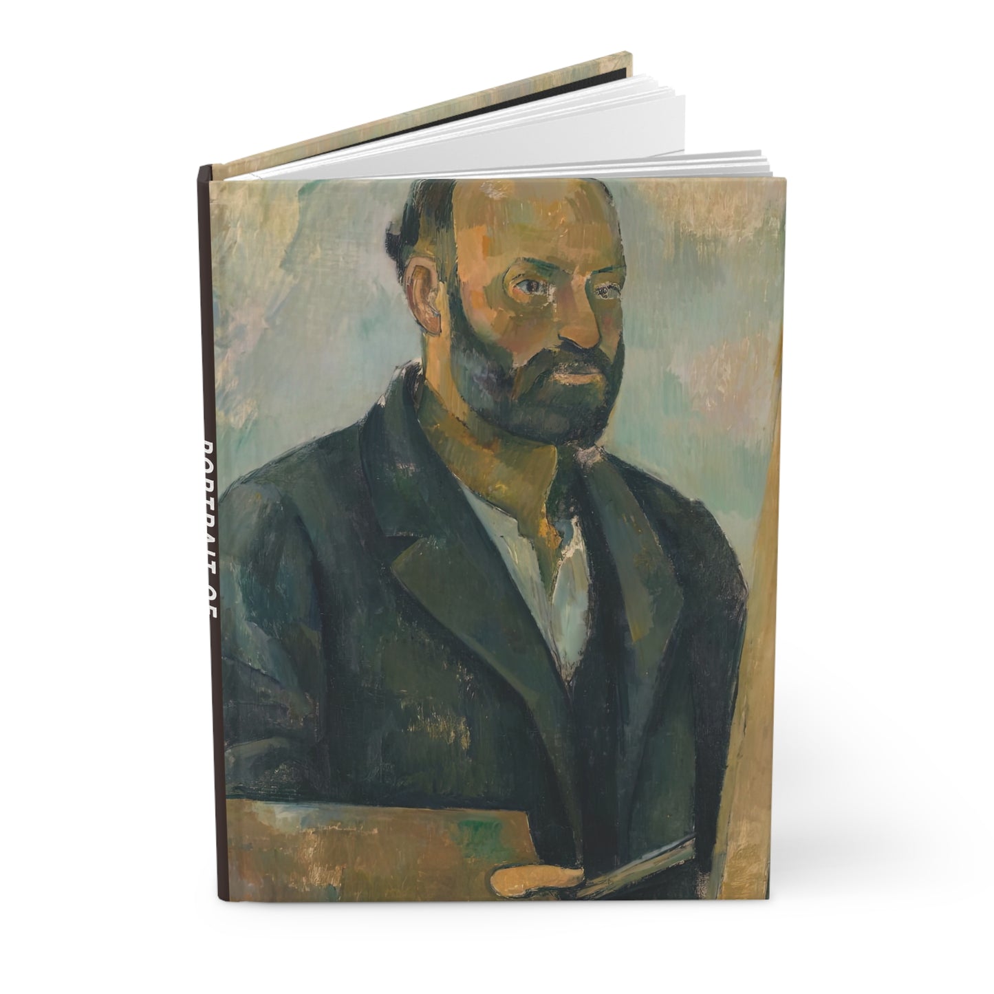 Cézanne, Paul - Portrait of the Artist with a Palette (1890) - Hardcover Journal Matte