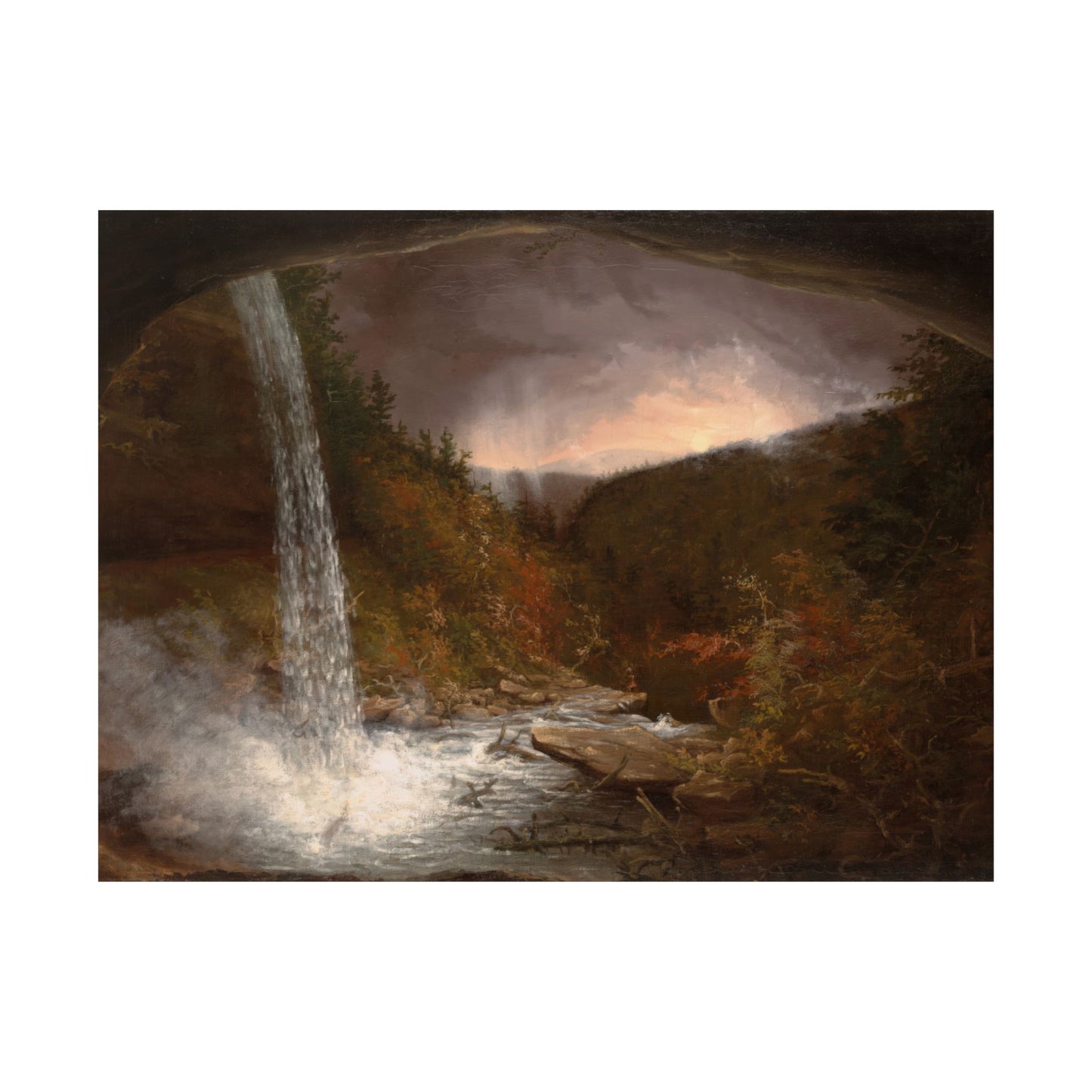 Cole. Thomas - The Falls of the Kaaterskill (1826) - Satin Posters