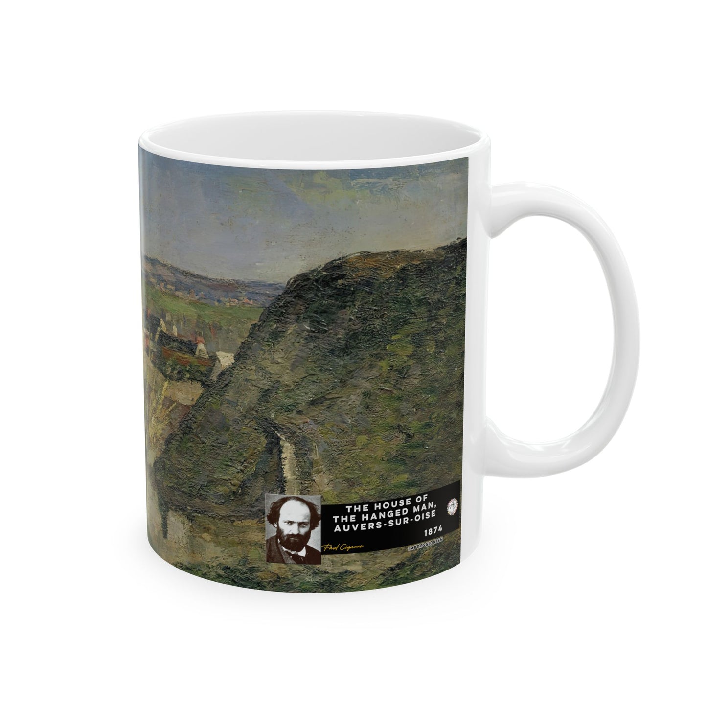 Cézanne, Paul - The House of the Hanged Man, Auvers-sur-Oise (1874) - Ceramic Mug