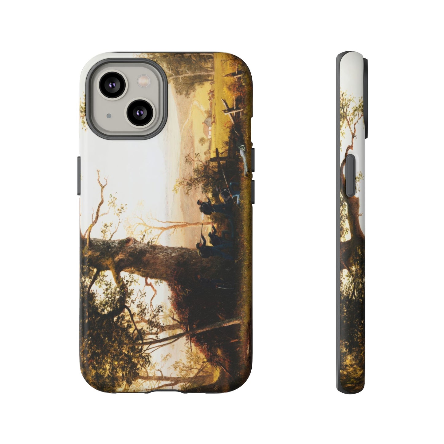 Bierstadt, Albert -  Guerrilla Warfare (1861) - Tough Phone Cases