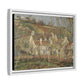 Pissarro, Camille - Red Roofs, Corner of a Village in Winter (1877) - Matte Canvas, Framed