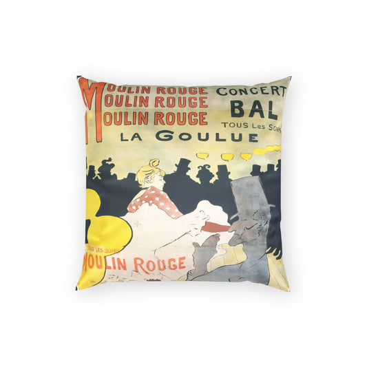 Toulouse-Lautrec, Henri - Moulin Rouge - La Goulue (1891) - Poly Velvet Pillow