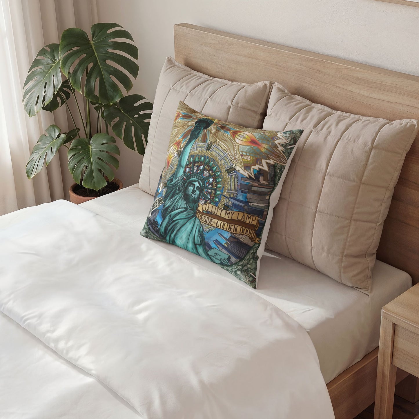Pacio, Adam - Liberty Mandala - Poly Velvet Pillow