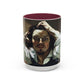 Courbet, Gustave - The Desperate Man (1843) - Colorful Accent Mugs