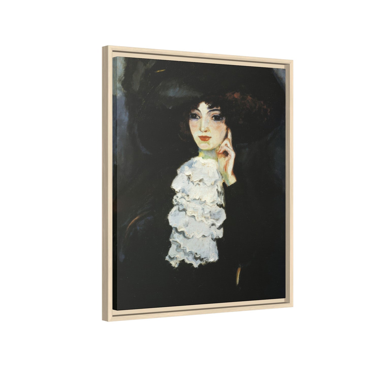 Van Dongen, Kees - Woman with Frill (1905) - Matte Canvas, Framed
