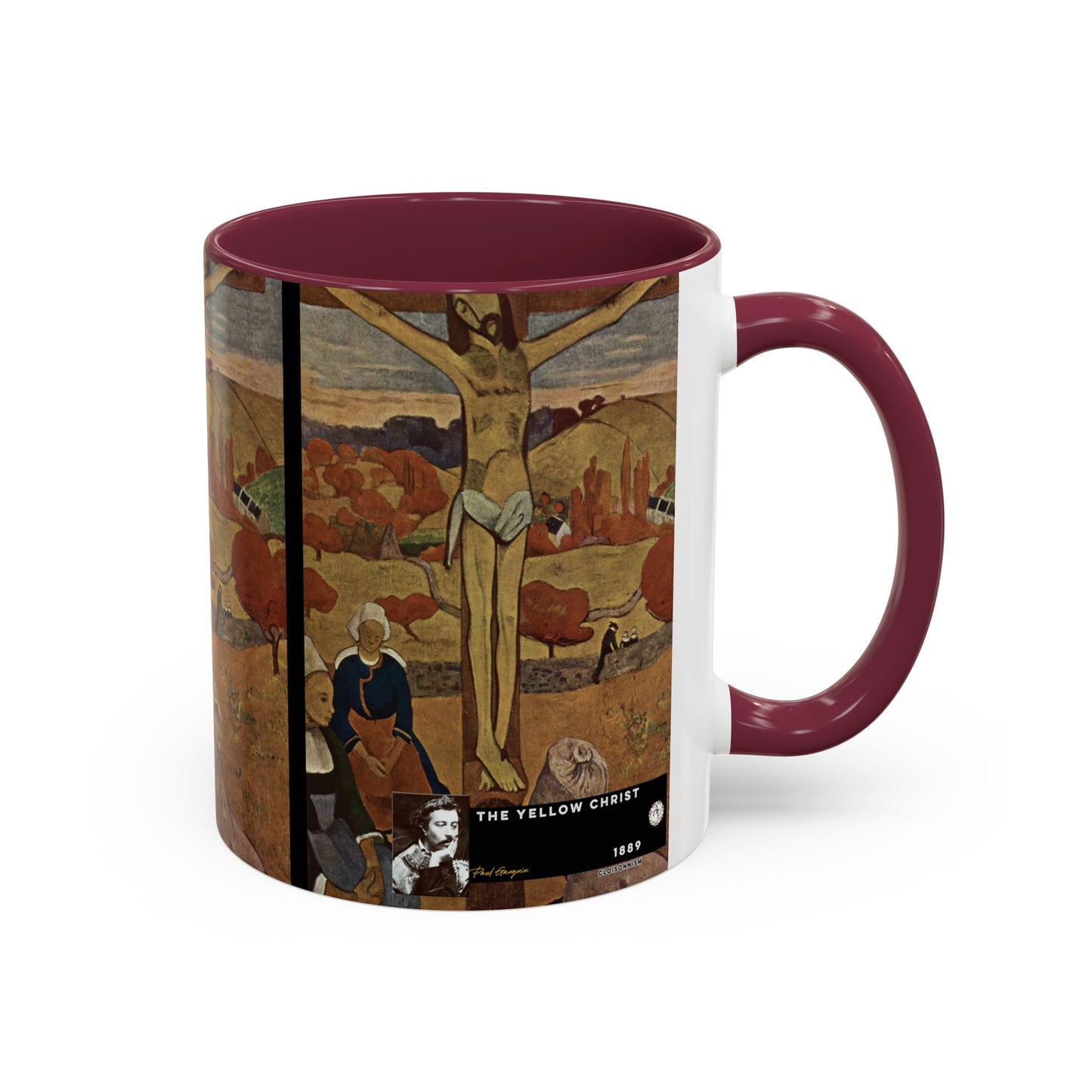 Gauguin, Paul - The Yellow Christ (1889) - Colorful Accent Mugs