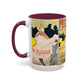 Toulouse-Lautrec, Henri - Moulin Rouge - La Goulue (1891) - Colorful Accent Mugs