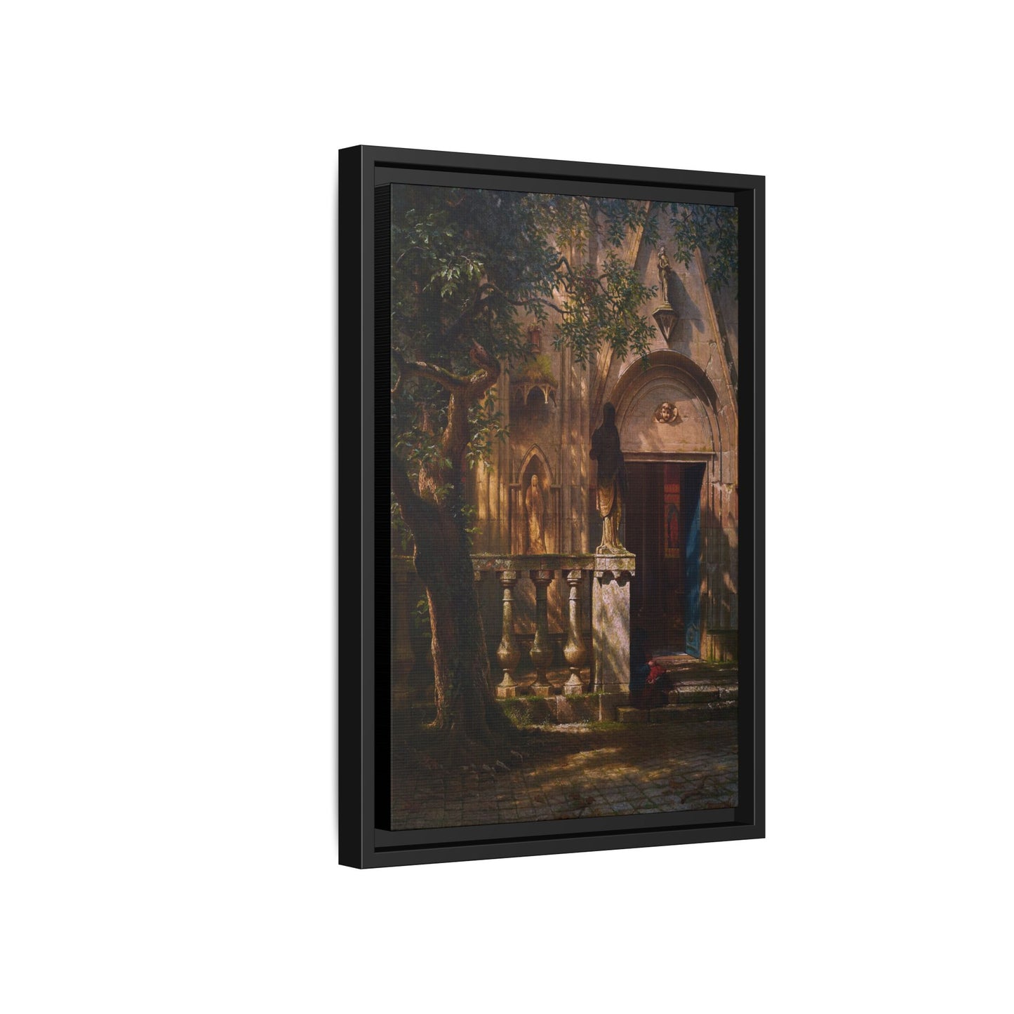 Bierstadt, Albert - Sunlight and Shadow  (1854) - Matte Canvas, Framed