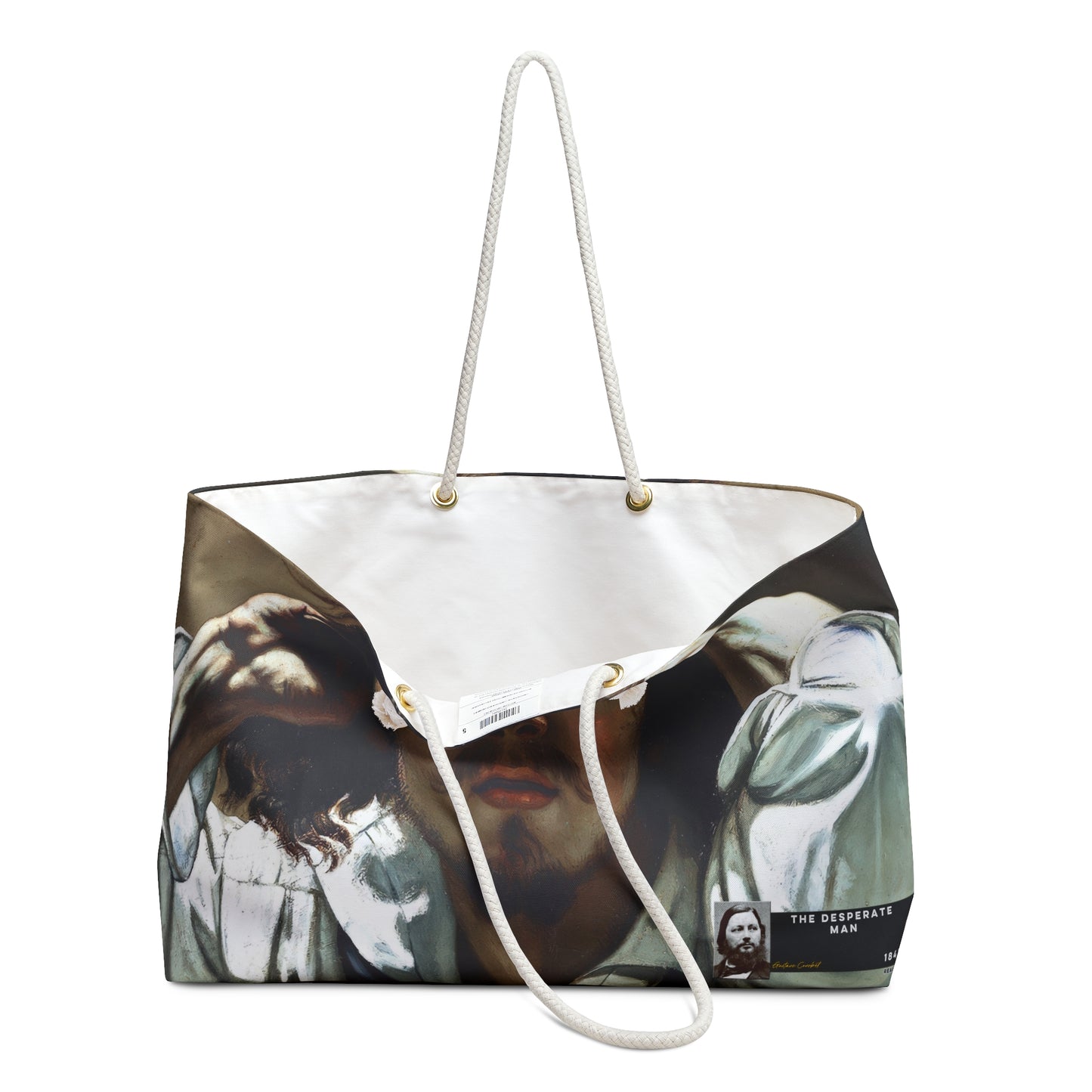 Courbet, Gustave - The Desperate Man (1843) - Weekender Bag