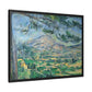 Cézanne, Paul - Mont Sainte-Victoire with Large Pine (1887) - Matte Canvas, Framed