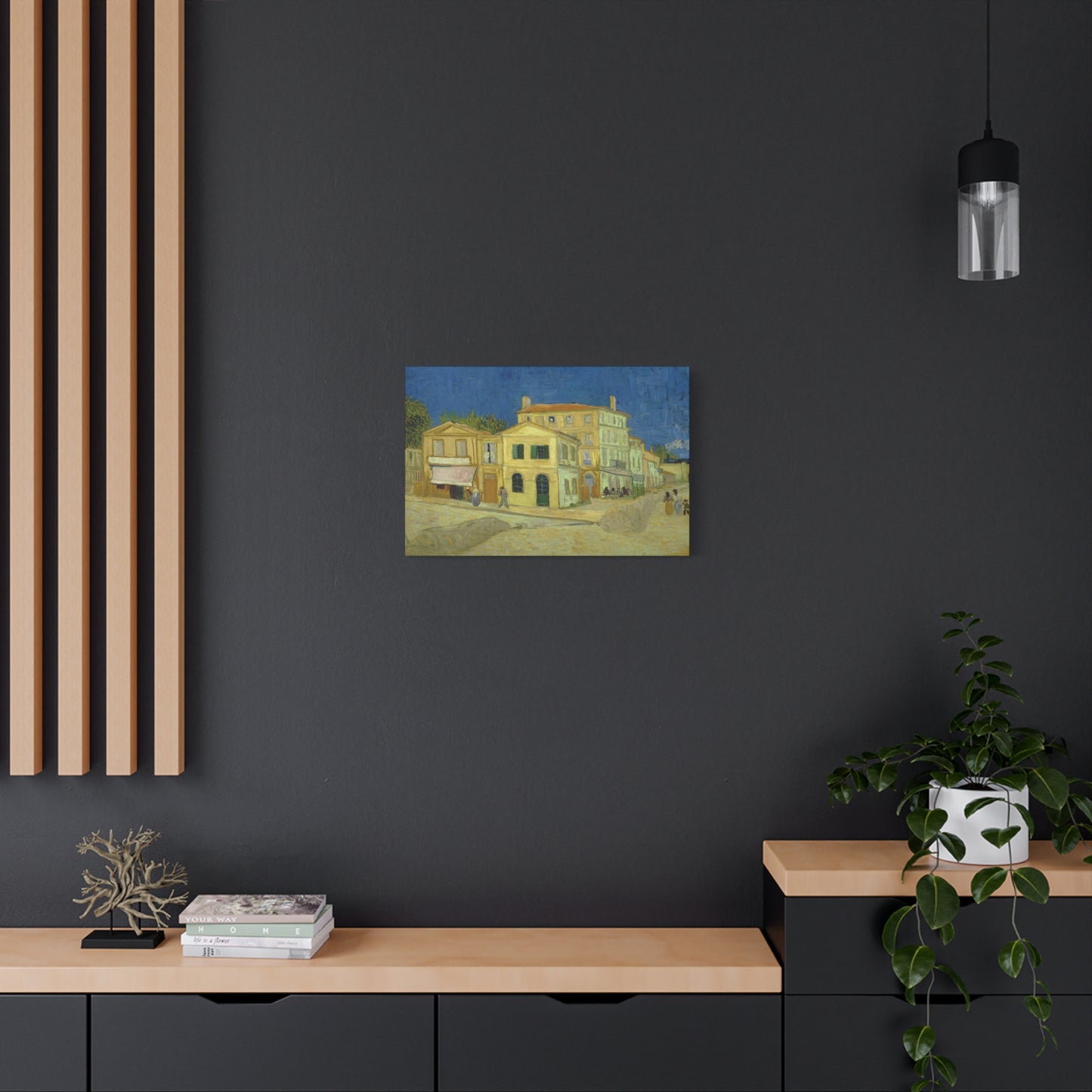 Van Gogh, Vincent - The Yellow House (1888)- Canvas Block, unframed