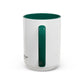 AdamPacio.com - White Logo - Colorful Accent Mugs