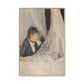 Morisot, Berthe - The Cradle (1872) - Matte Canvas, Framed