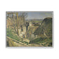 Cézanne, Paul - The House of the Hanged Man, Auvers-sur-Oise (1874) - Matte Canvas, Framed