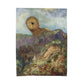 Redon, Odilon - The Cyclops (1914) - Velveteen Plush Blanket