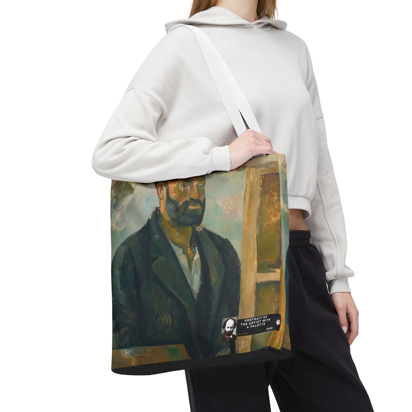 Cézanne, Paul - Portrait of the Artist with a Palette (1890) - Tote Bag
