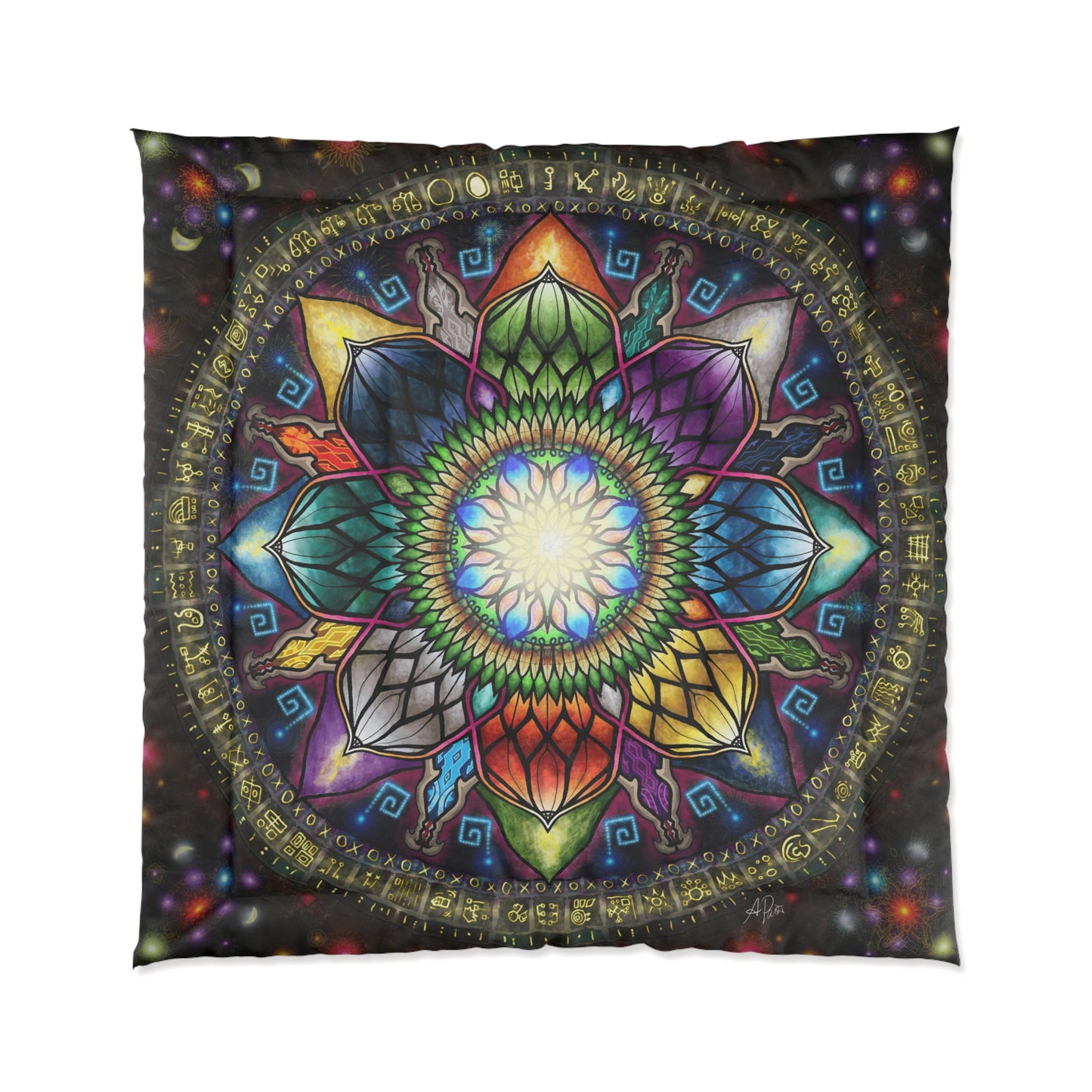 Mystic Jewel Mandala - Comforter