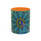 Pacio, Adam - Melek Taus Mandala - Colorful Accent Mugs