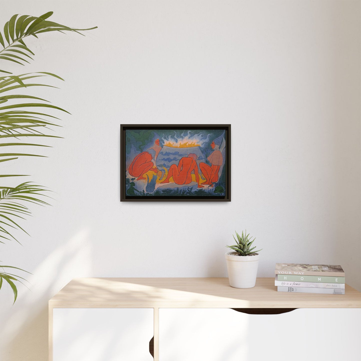Ranson, Paul - Witches Around the Fire (1891) - Matte Canvas, Framed