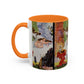 Cézanne, Paul - A Modern Olympia (1874) - Colorful Accent Mugs