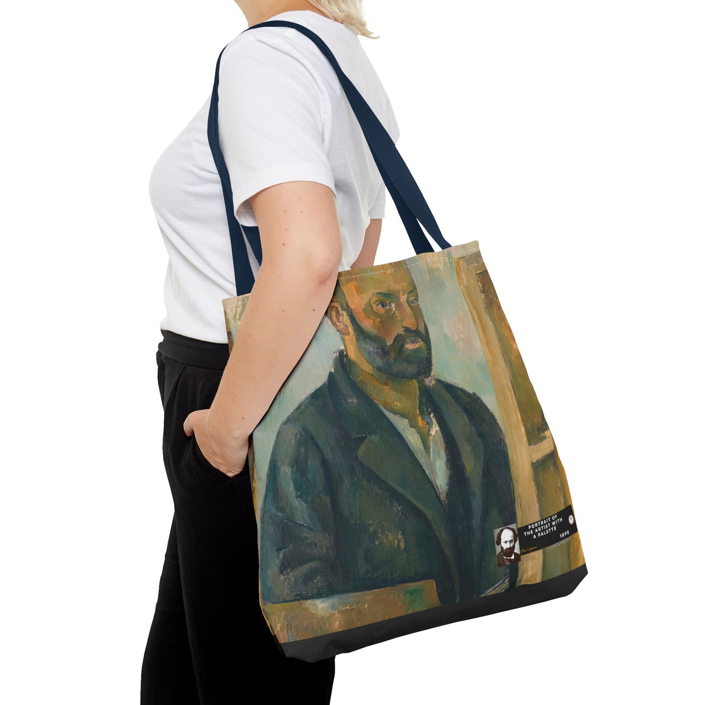 Cézanne, Paul - Portrait of the Artist with a Palette (1890) - Tote Bag
