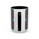 Emerald Arrows Mandala - Colorful Accent Mugs