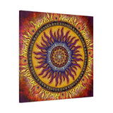 Solar Disc Mandala A - Canvas