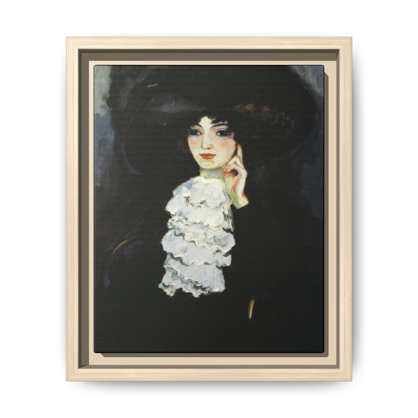 Van Dongen, Kees - Woman with Frill (1905) - Matte Canvas, Framed